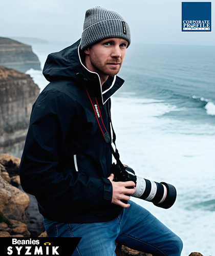 Corporate Beanies, warm, thick, knit for chilling cold weather!  Excellent Embroidery service for your Logo. Corporate Profile Clothing FreeCall 1800 654 990